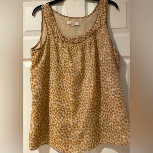 ⭐️3/$15⭐️LOFT Animal print tan/neutral tank